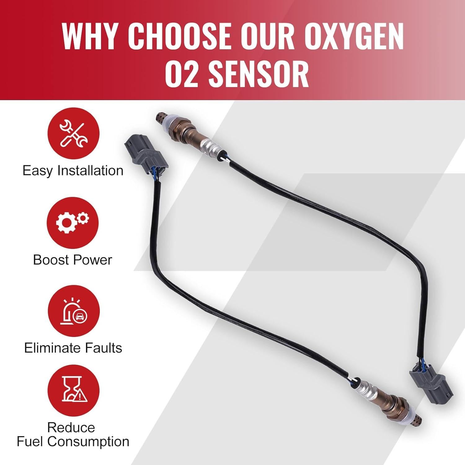 Sensor de Oxígeno Bapmic 234-4123 para Honda y Acura