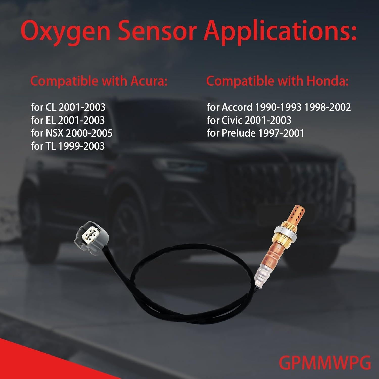 Sensor de Oxígeno GPMMWPG 234-4621 para Honda y Acura