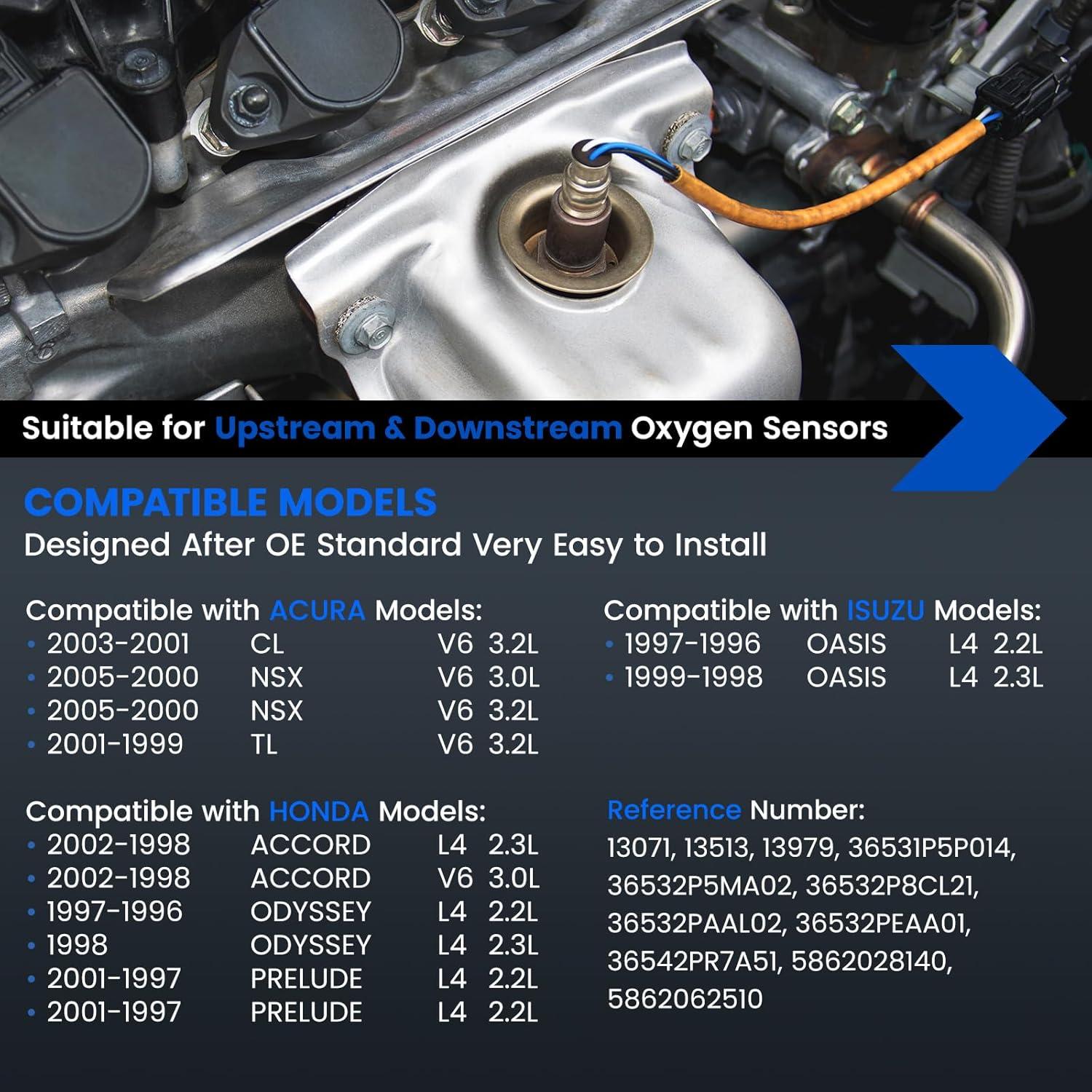 Sensor de Oxígeno SYKRSS 13071 Compatible Acura Honda