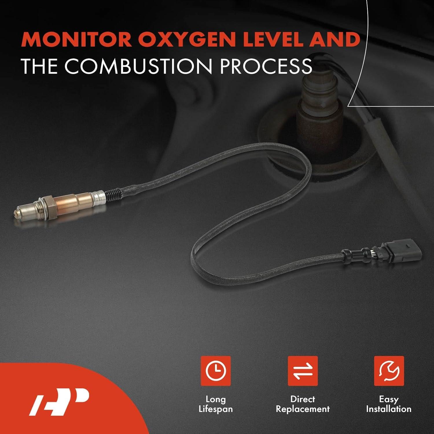 Sensor de Oxígeno O2 A-Premium para Volkswagen y Audi - Juego de 2