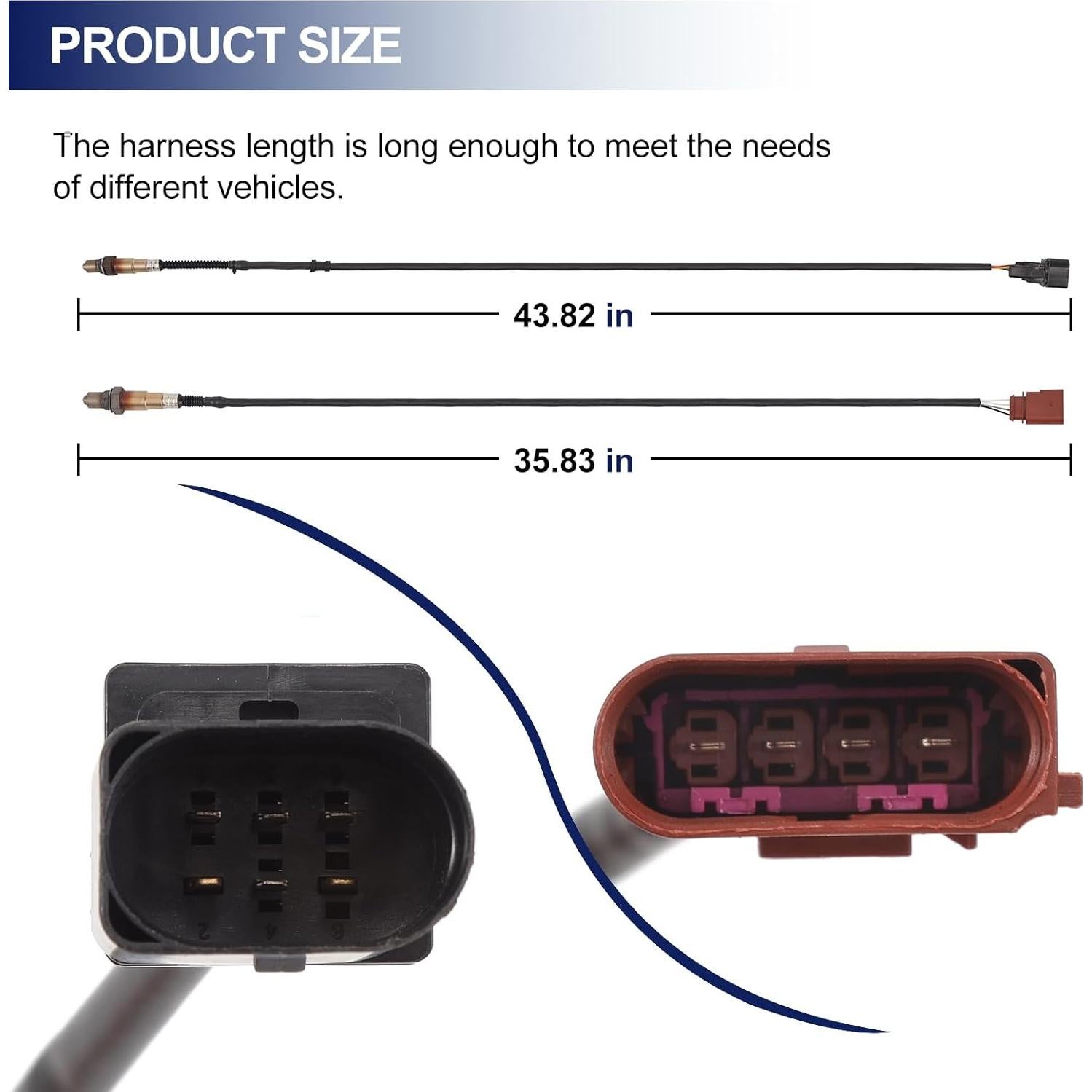 Sensor de Oxígeno JOYOMSTW para Audi y Volkswagen 1.8L 2001-2006