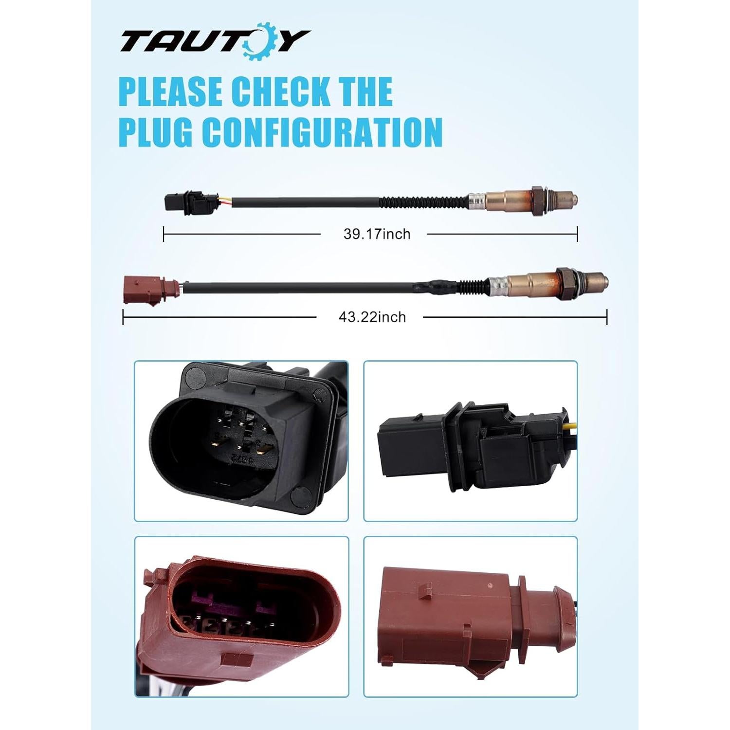 Sensor de Oxígeno O2 TAUTOY 234-4829 234-5102 para Audi A4