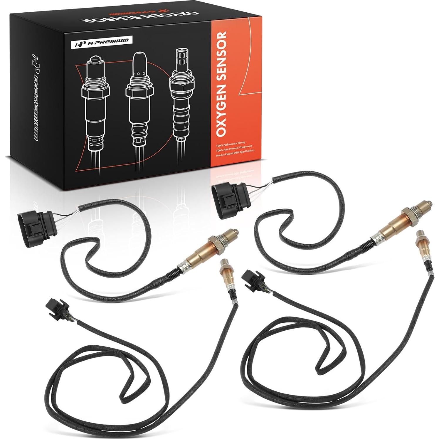 Sensor de Oxígeno O2 A-Premium 4PC Compatible Audi y VW