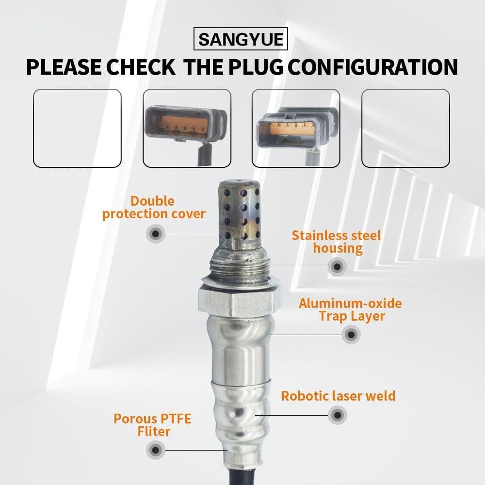 Sensor de Oxígeno O2 Sangyue 2X para BMW 535i 2011-2017
