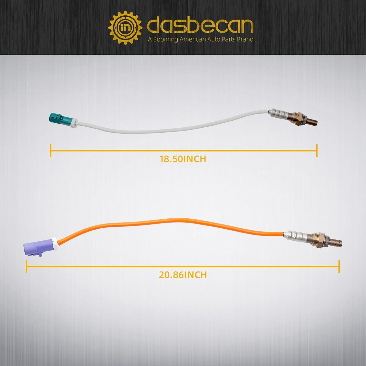 Sensor de Oxígeno O2 Dasbecan Upstream y Downstream Ford Fiesta 1.6L