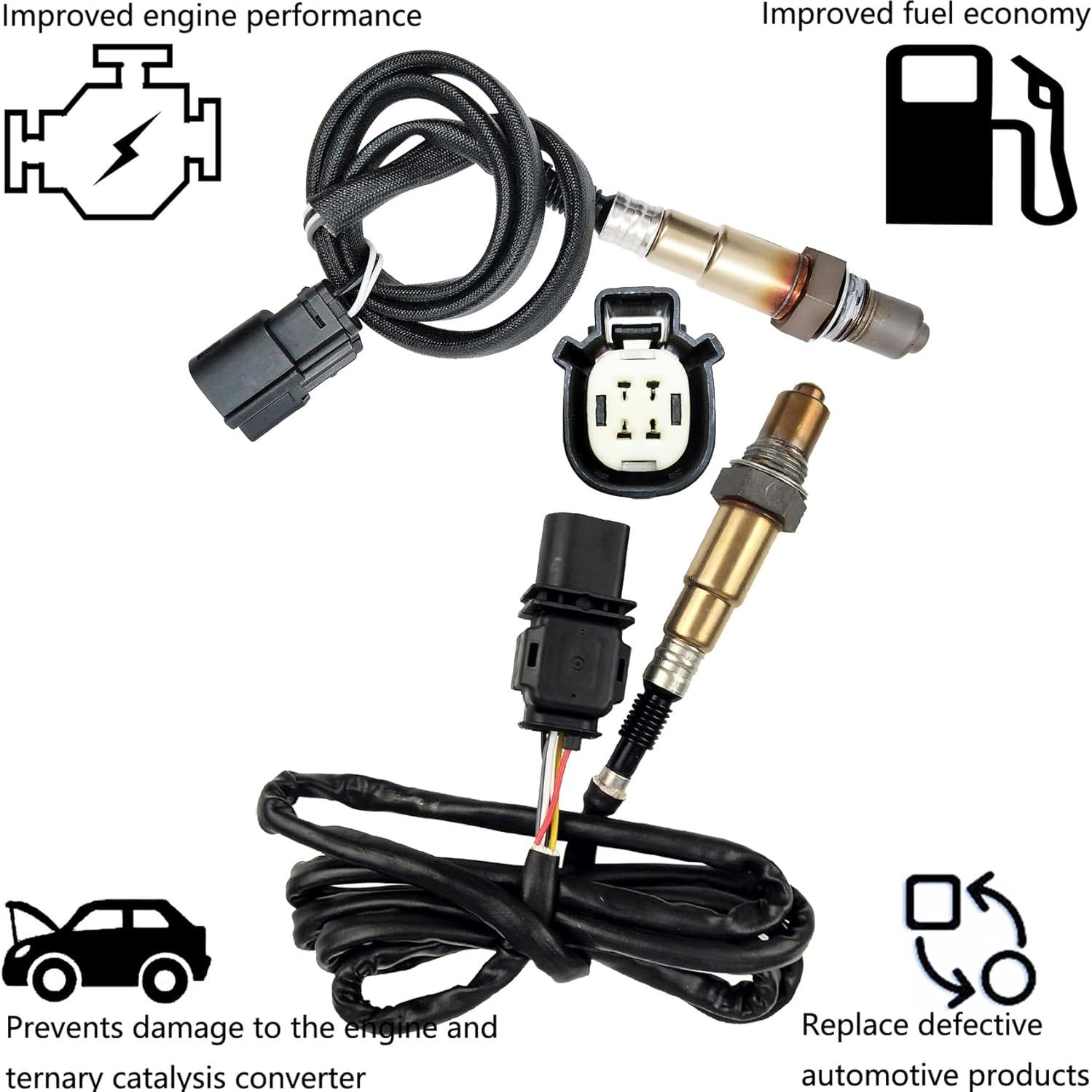 Sensores de Oxígeno Dropwater 2 Piezas para Ford Fiesta 2014-2015