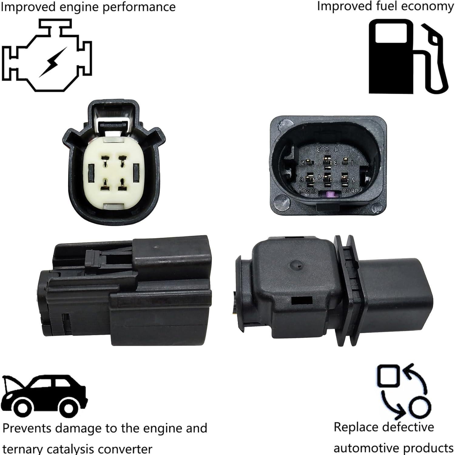 Sensores de Oxígeno Dropwater 2 Piezas para Ford Fiesta 2014-2015