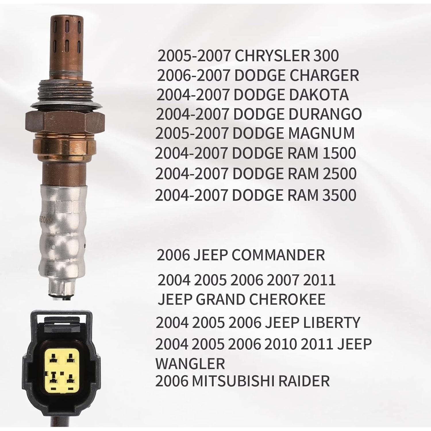 Juego de 4 Sensores de Oxígeno Yikesai para Dodge y Chrysler