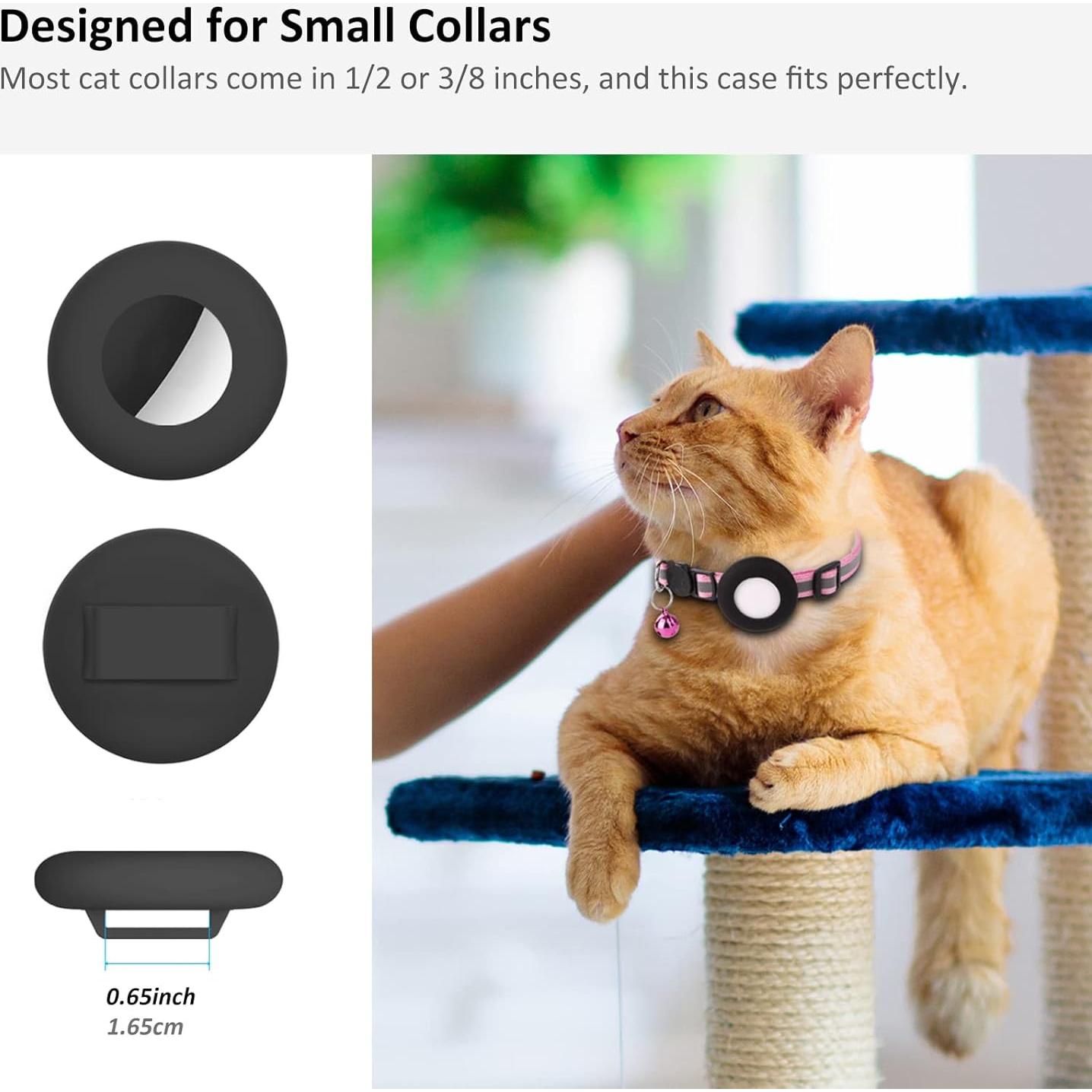 Soporte para Collar de Airtag SimpleThings, Silicona 2 Pzs