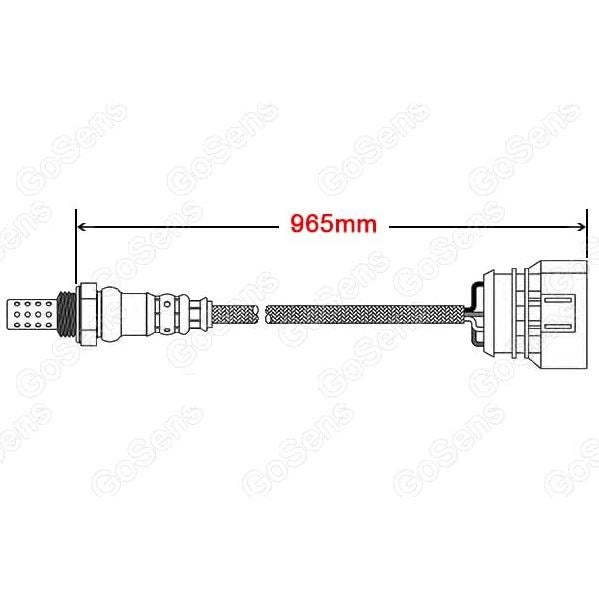 Sensor de Oxígeno GoSens 209f OE#1588A141 para Mitsubishi