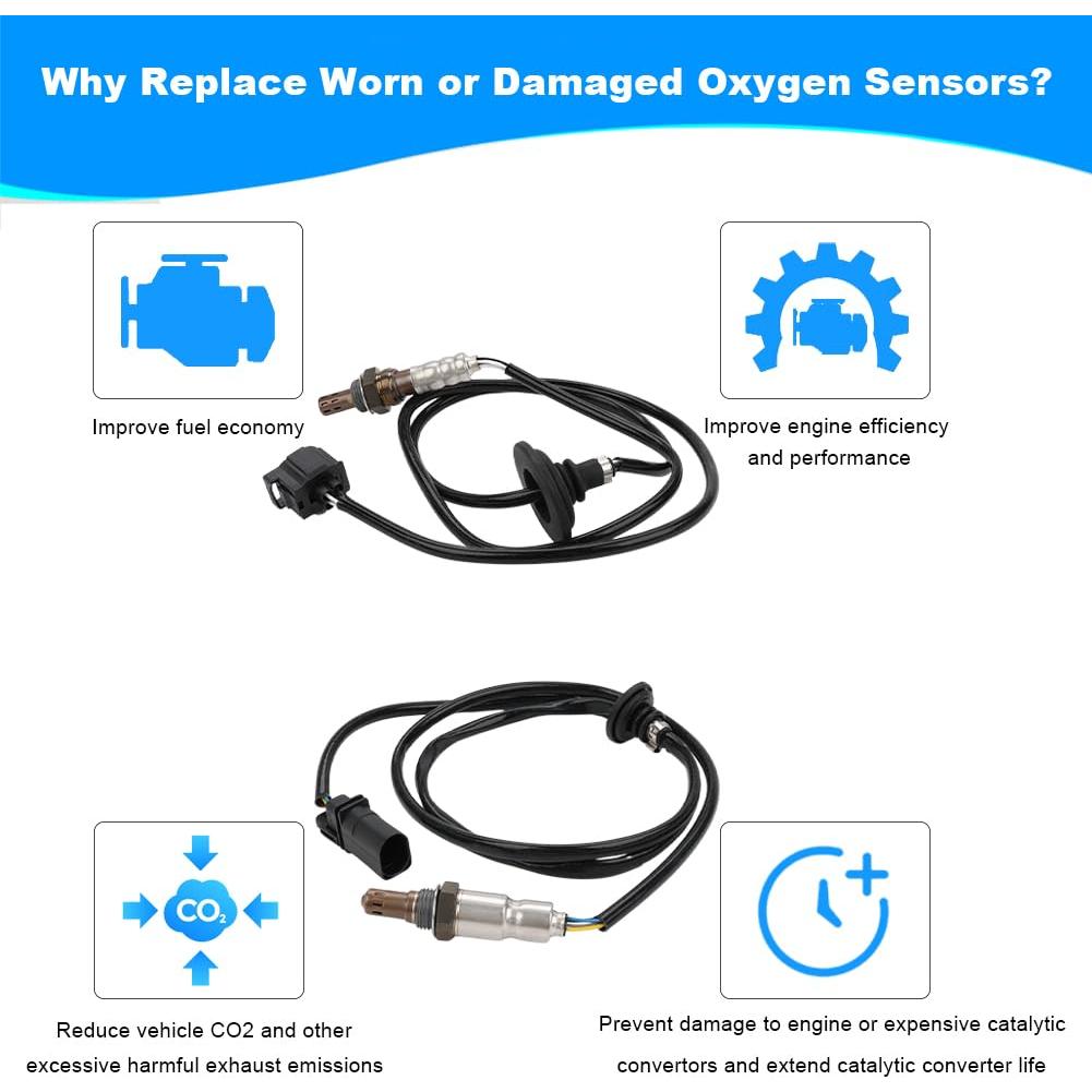 Sensor de Oxígeno JDMON O2 2 Piezas Compatible Mitsubishi