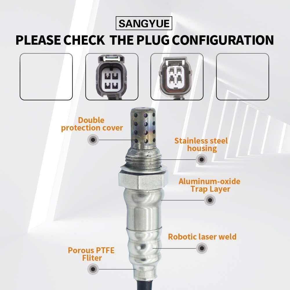 Sensor de Oxígeno O2 Sangyue para Honda Civic 2006-2013 1.8L 2PCS
