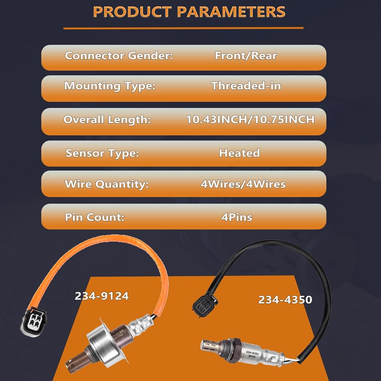 Sensor de Oxígeno Upstream Downstream FFFauto 2006-2015 Honda Civic