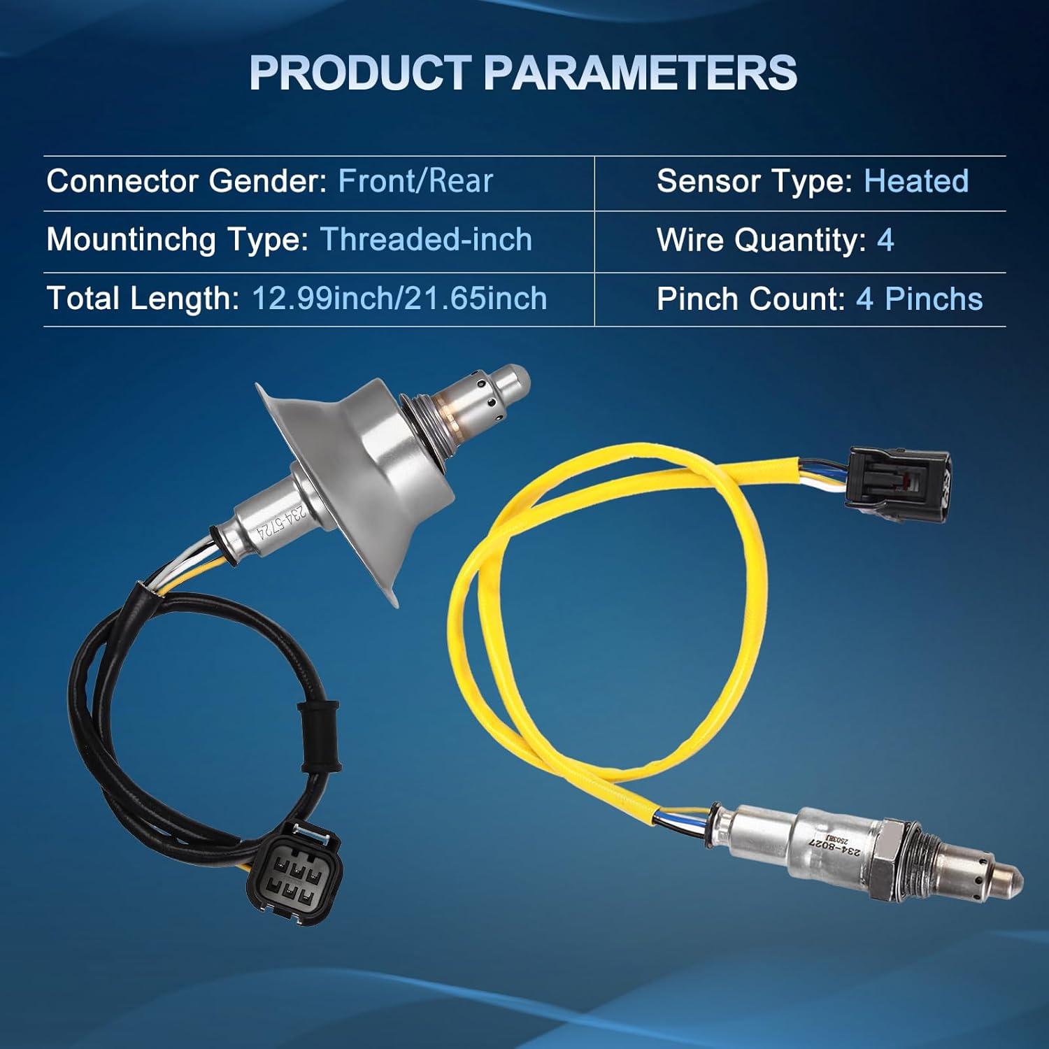Sensor de Oxígeno O2 GRIZZLY AUTO para Honda Civic y CR-V