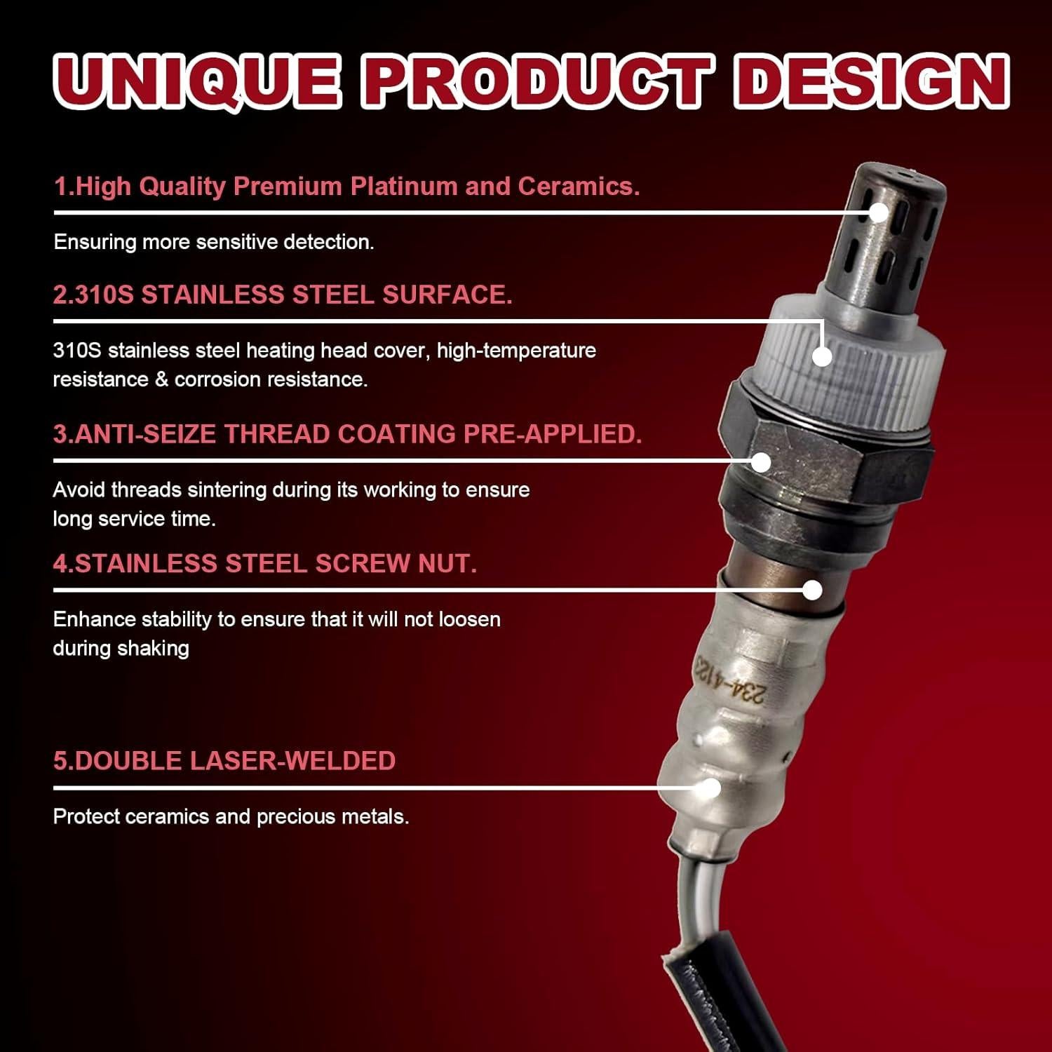 Sensor de Oxígeno O2 Honda Civic 2001-2005 1.7L 2PCS