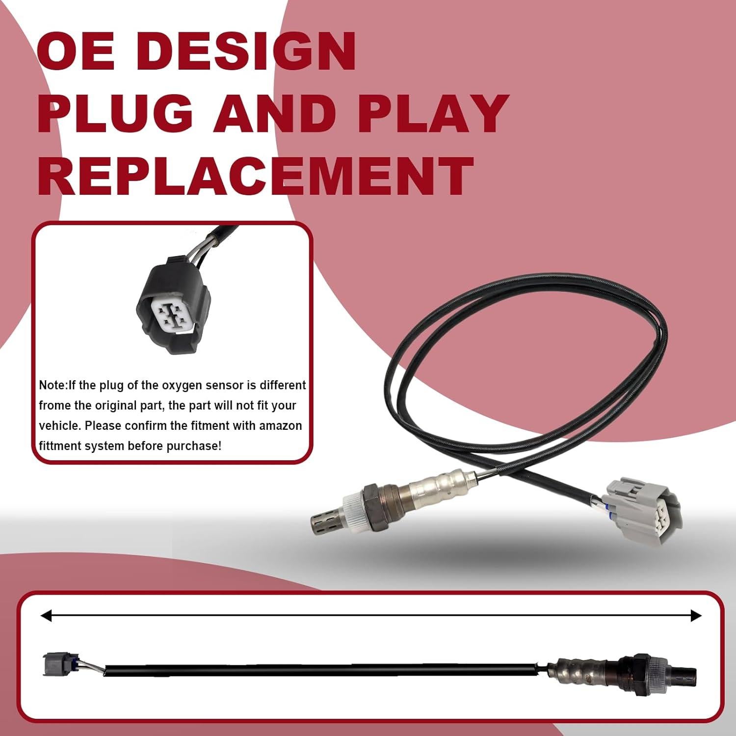 Sensor de Oxígeno O2 Honda Civic 2001-2005 1.7L 2PCS