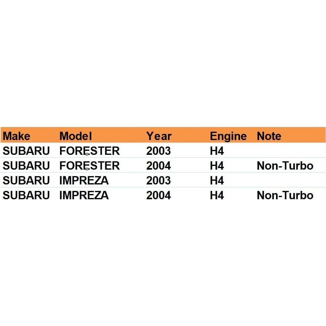 Sensores de Oxígeno Dropwater 2 Piezas para Subaru 2.5L