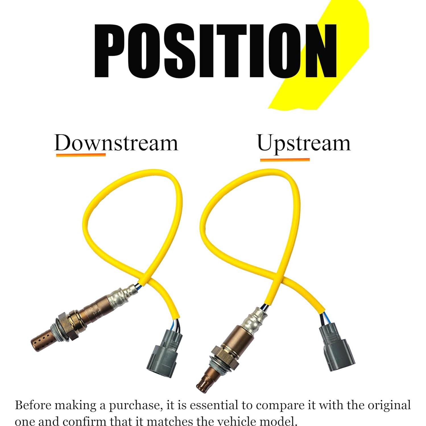 Sensor de Oxígeno O2 MTKHMN 2PCS Compatible Subaru
