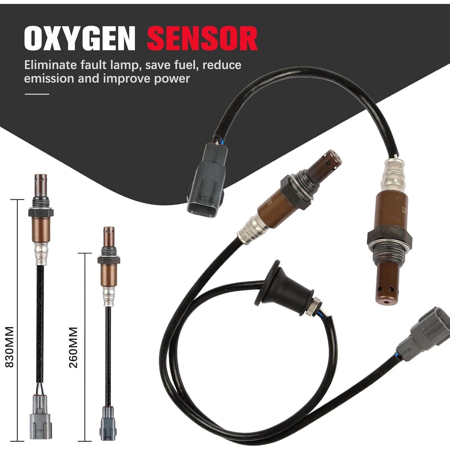 Sensor de Oxígeno O2 QIJIAUTO para Toyota Corolla 2014-2019 2PCS