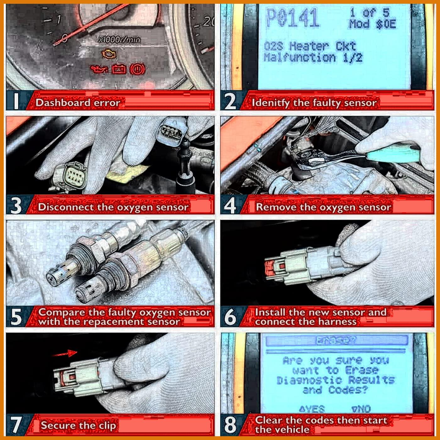 Sensor de Oxígeno Descendente 234-4189 para Toyota Tacoma 2000-2004