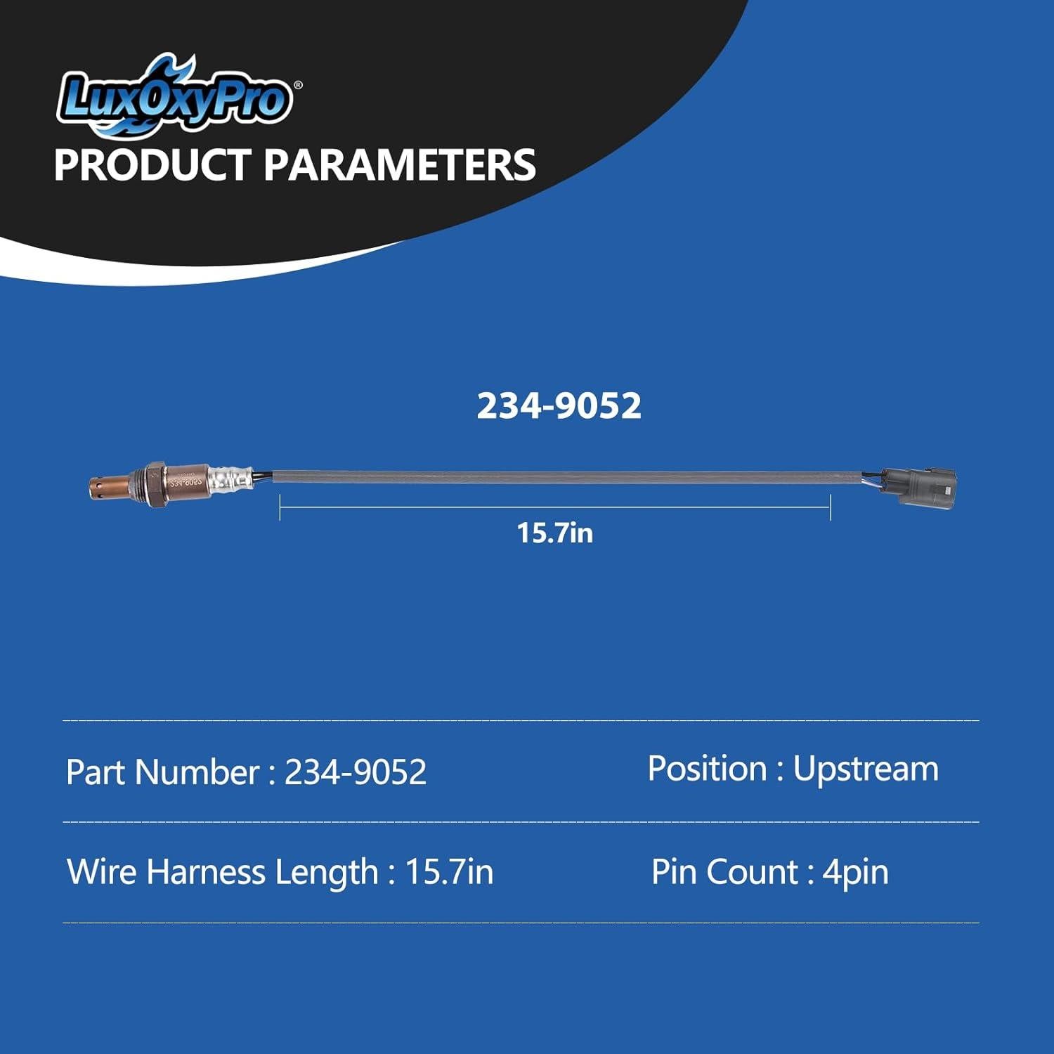 Sensor de Oxígeno LuxOxyPro para Toyota y Lexus 2001-2016