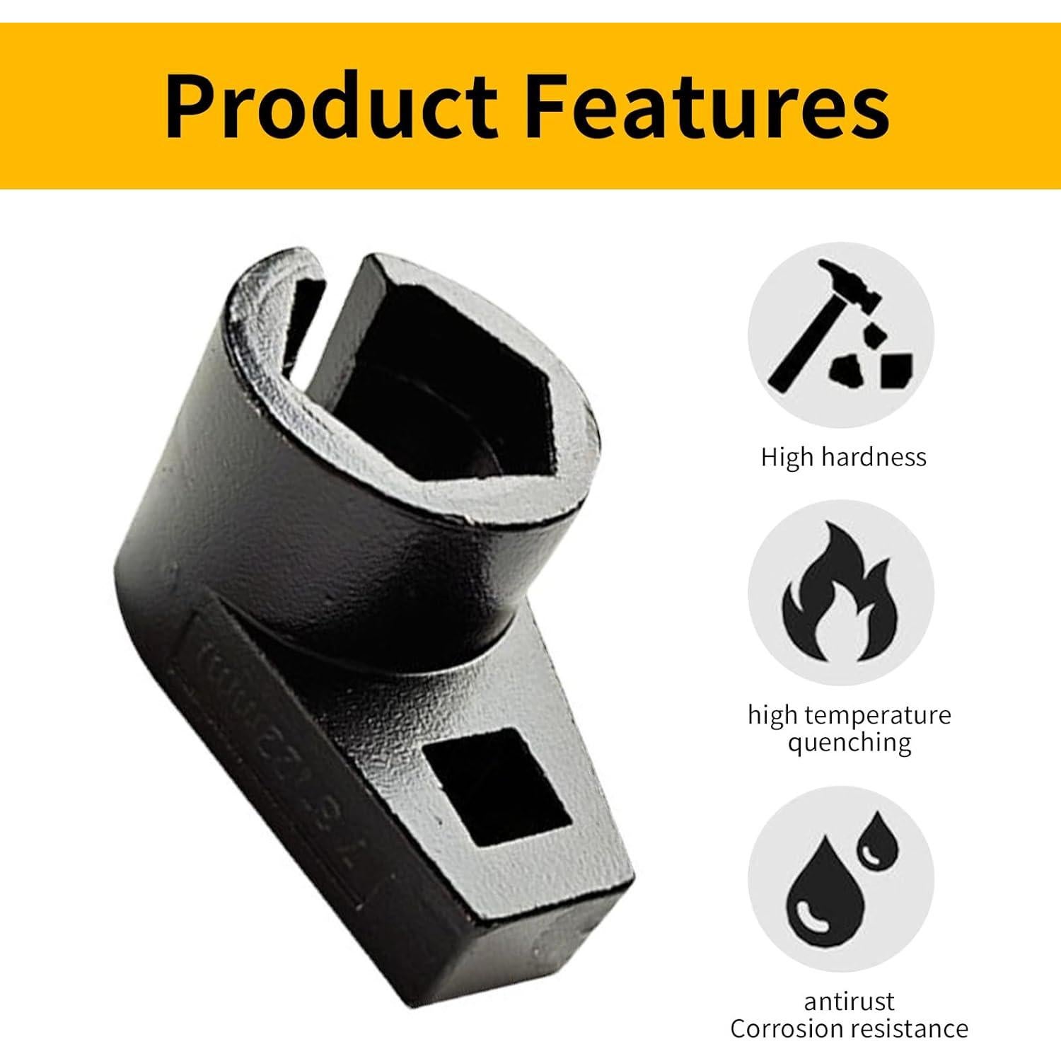 Socket de Sensor de Oxígeno Offset Jitrendo 22 mm 3/8"