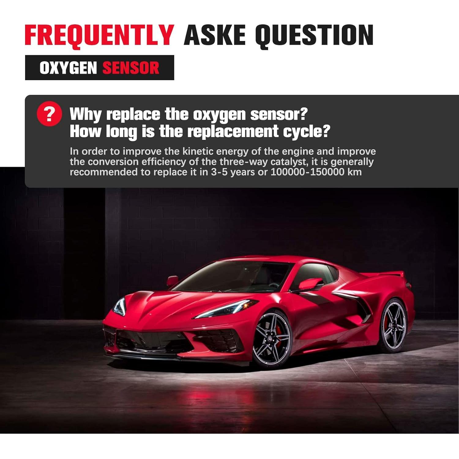 Sensor de Oxígeno O2 QIJIAUTO para Volvo y Jaguar 875mm