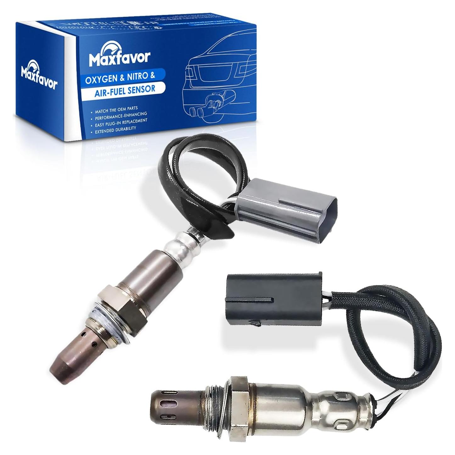 Sensor de Oxígeno O2 Maxfavor 2Pcs Compatible Nissan 3.5L 3.8L