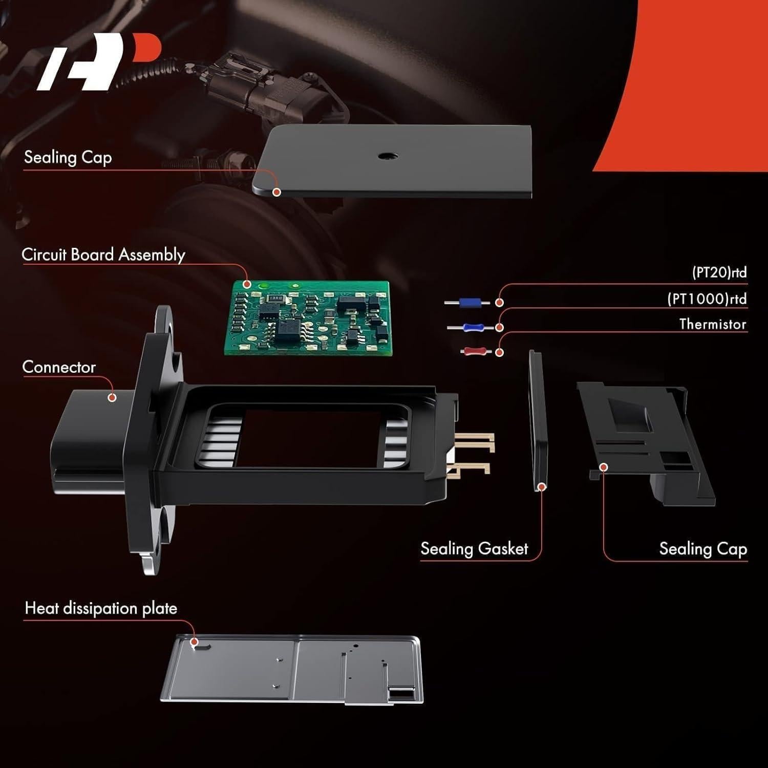 Sensor de flujo de aire masivo A-Premium 226807S00A para Nissan
