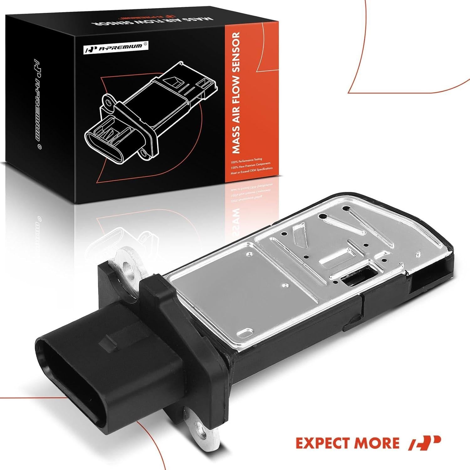 Sensor de flujo de aire A-Premium 5 pines para Audi y Volkswagen