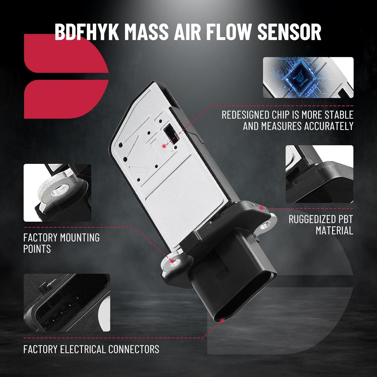 Sensor de Flujo de Aire Masivo BDFHYK MAF 06F906461A Audi VW