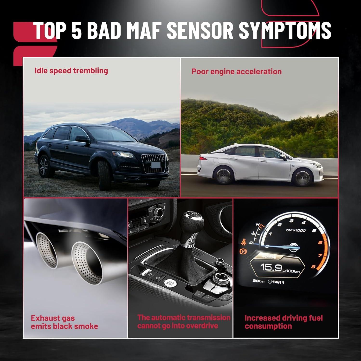 Sensor de Flujo de Aire Masivo BDFHYK MAF 06F906461A Audi VW