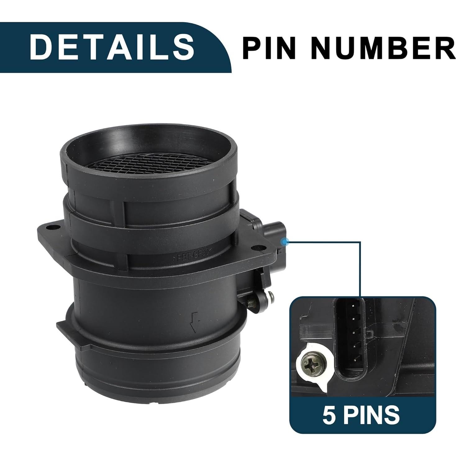 Sensor de Flujo de Aire Masivo TUCKBOLD 06J906461D para Audi y VW