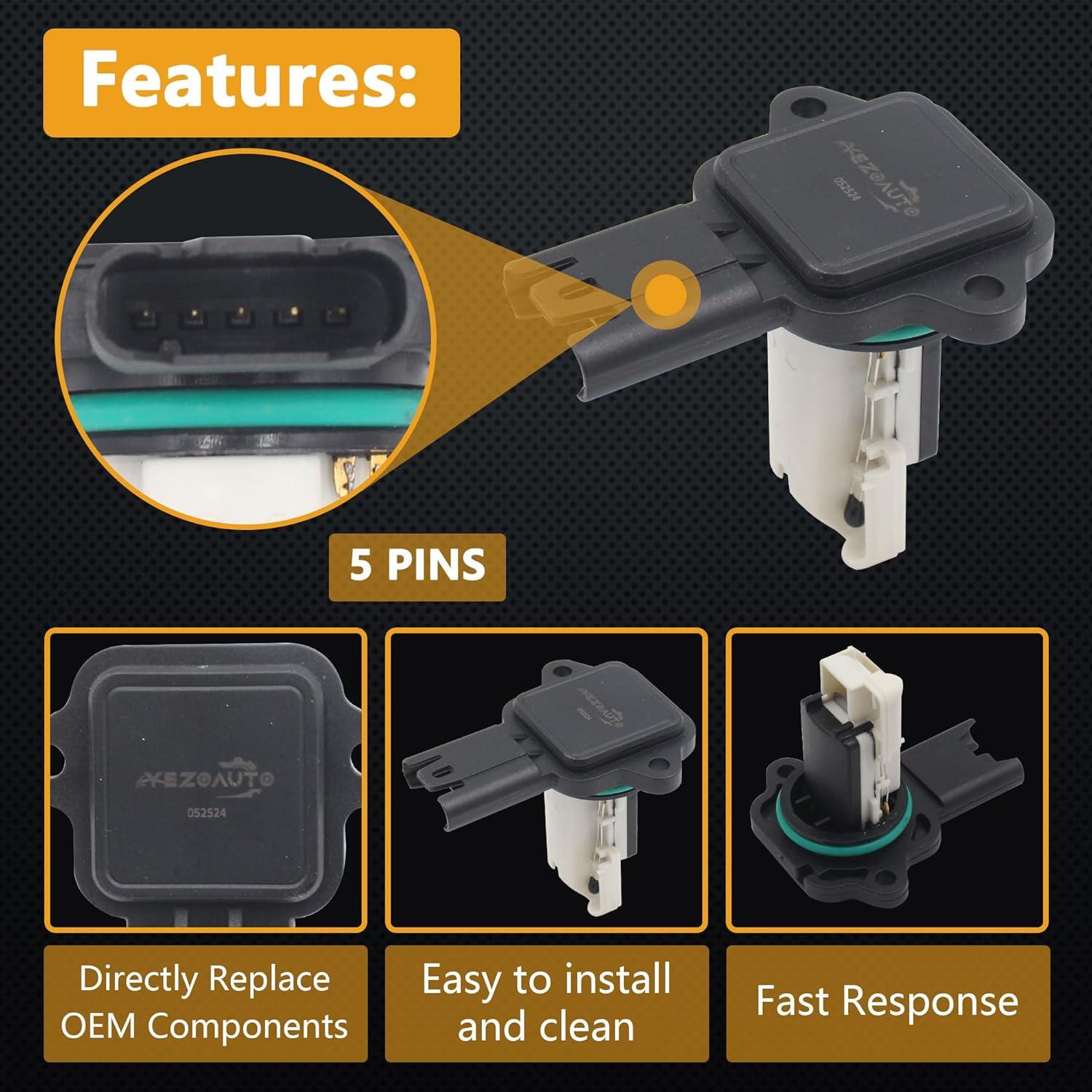 Sensor de Flujo de Aire Masivo Yezoauto HNA306P para BMW