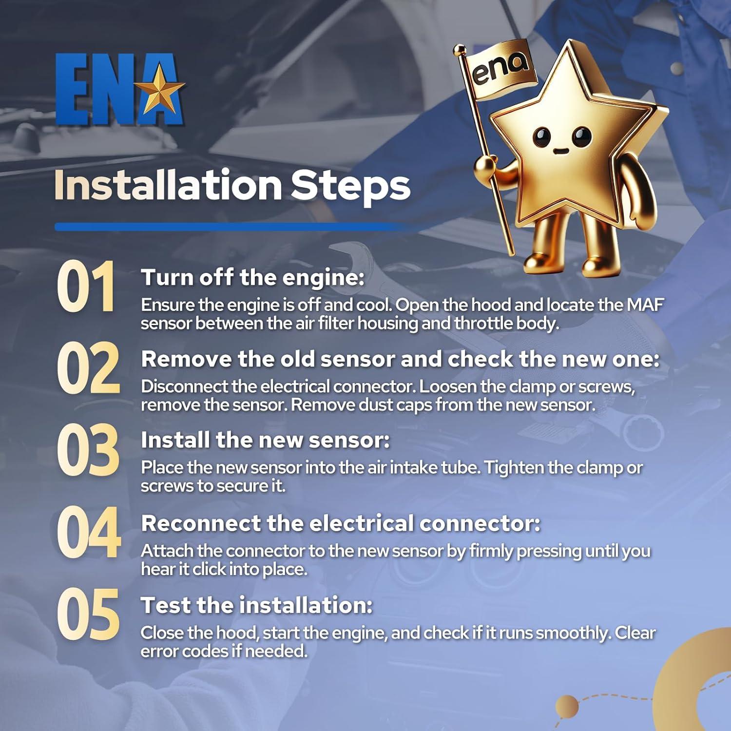 Sensor de Flujo de Aire Masivo ENA para BMW y Mini 2012-2021