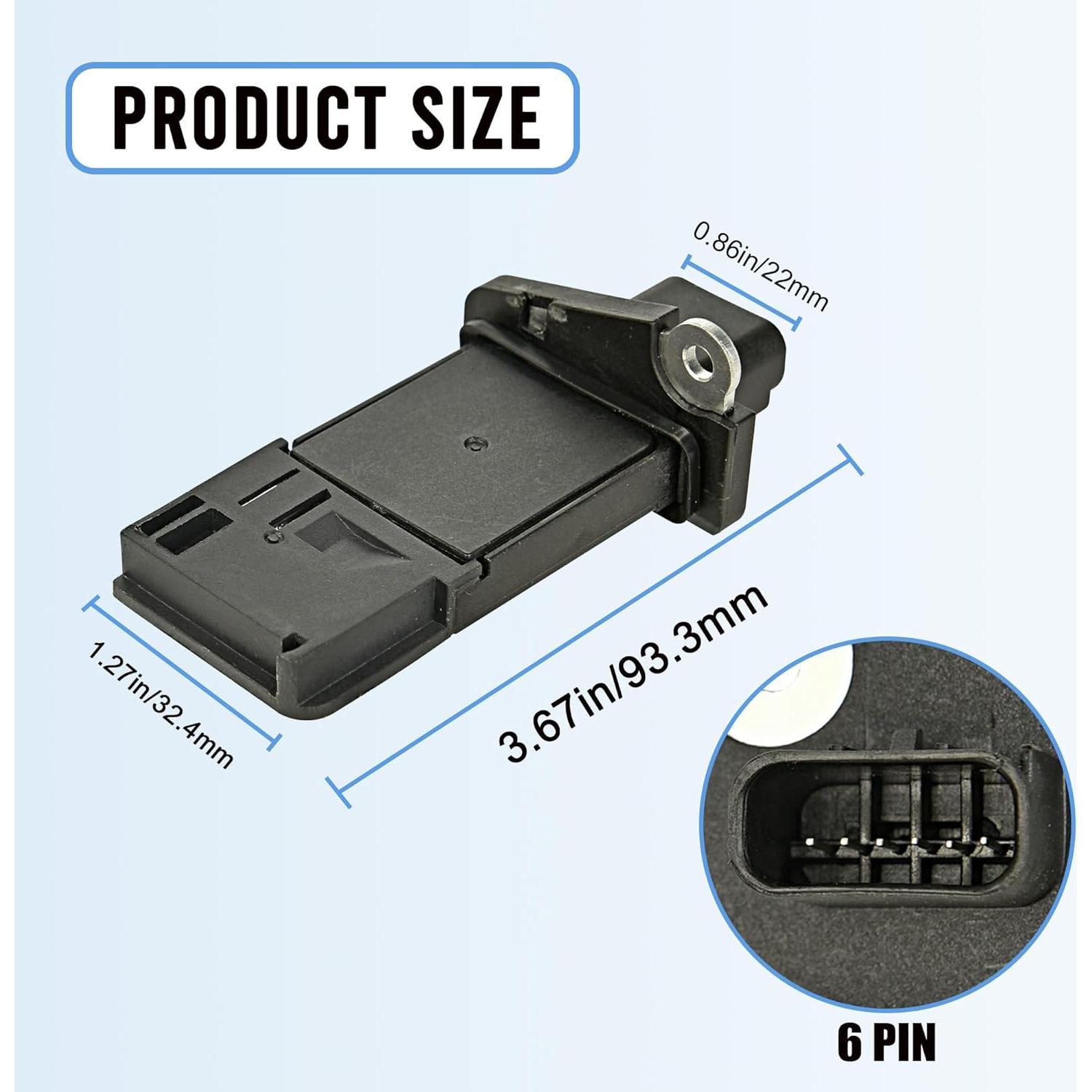 Sensor de flujo de aire MAF RLP MAF0012 compatible Ford 2004-2011
