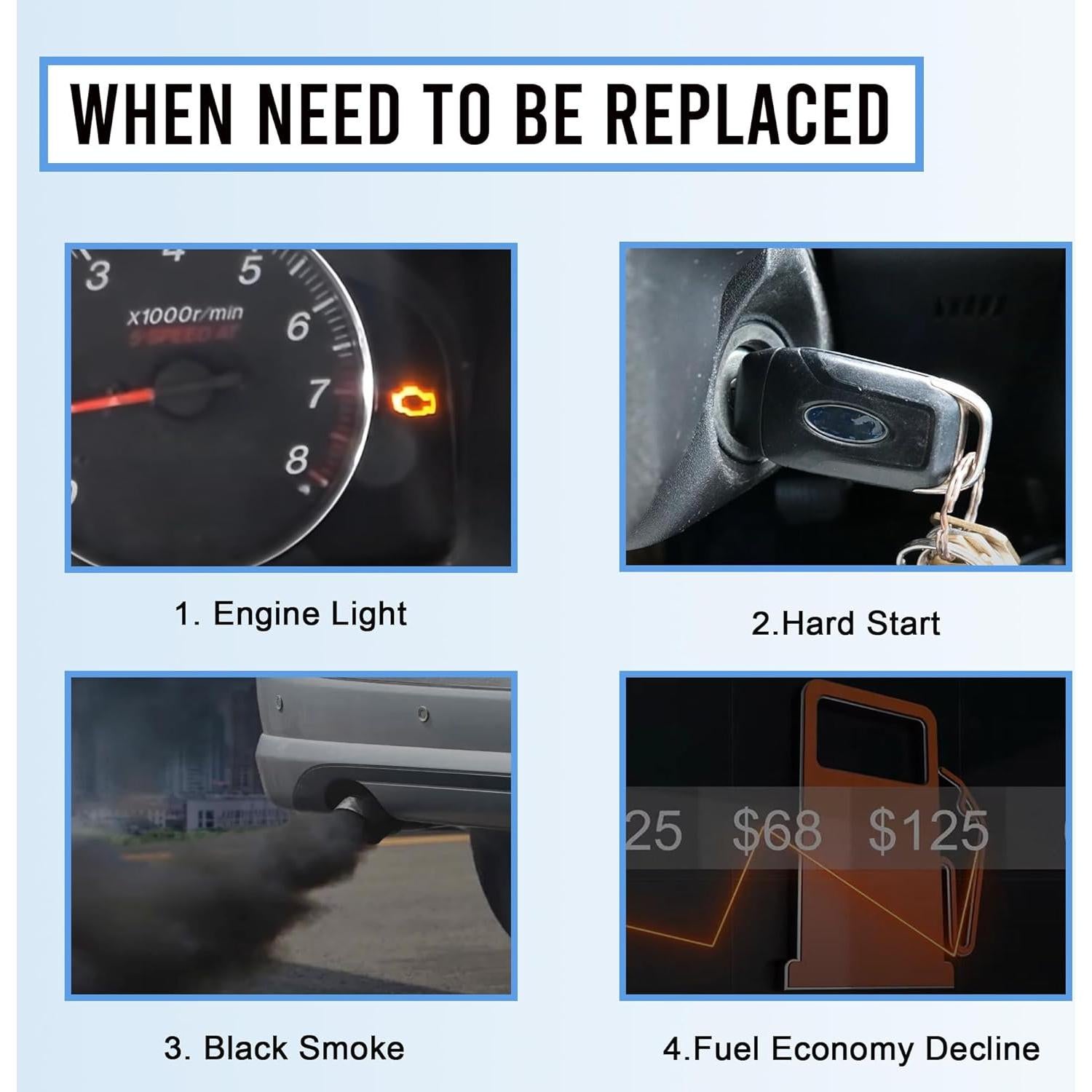 Sensor de flujo de aire MAF RLP MAF0012 compatible Ford 2004-2011