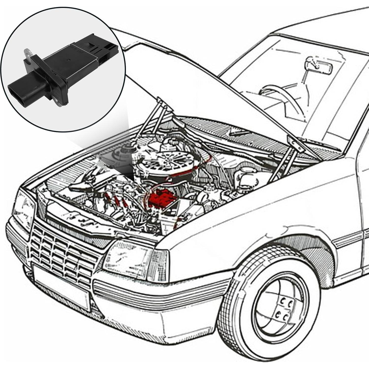 Sensor de Flujo de Aire MAF CmeRto MAF0012 Compatible Ford