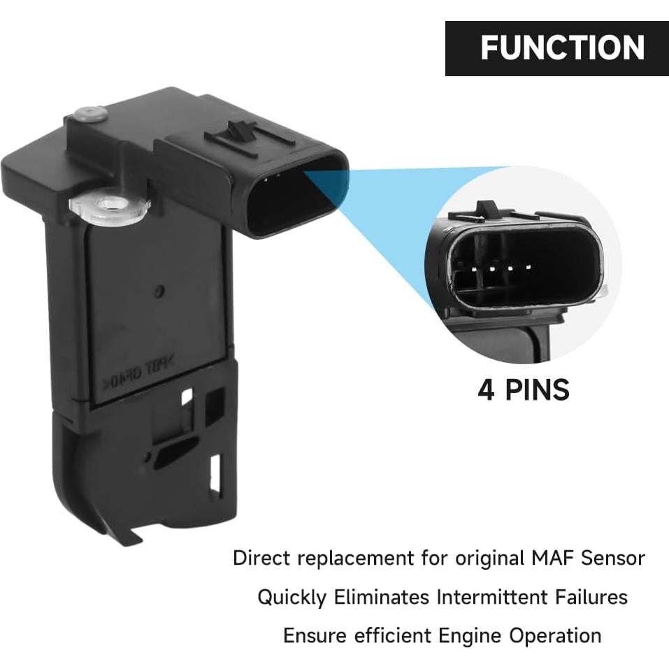 Sensor de Flujo de Aire Masivo YOLLKY 0-100 g/s para Ford