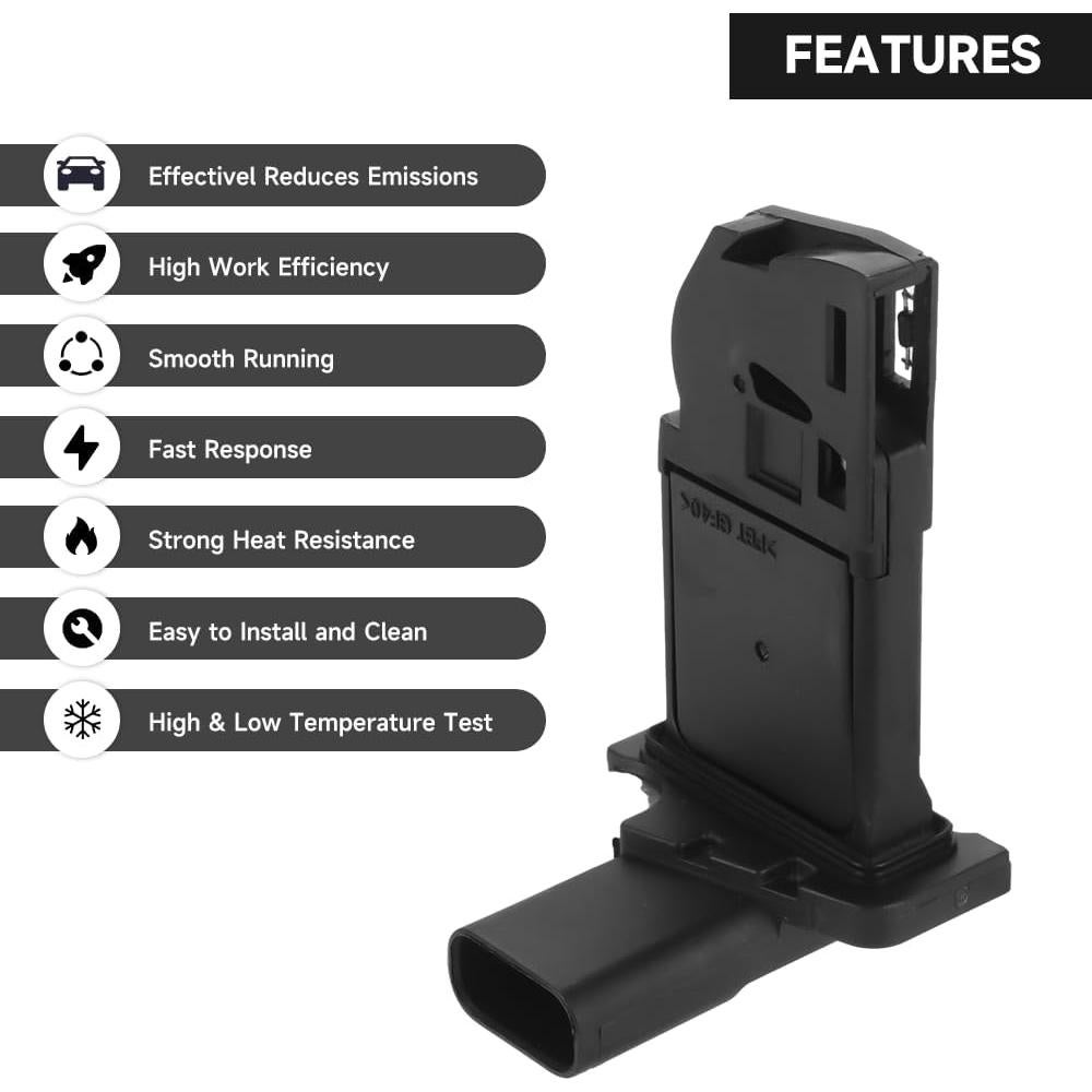 Sensor de Flujo de Aire Masivo YOLLKY 0-100 g/s para Ford