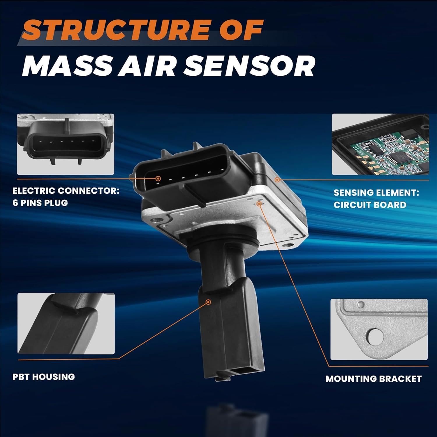 Sensor de flujo de aire MAF KUIPERAUTO para Ford Explorer Ranger