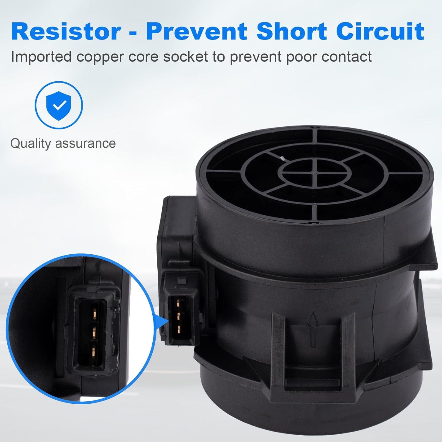 Sensor de Flujo de Aire MAF Yeoflagtrade 13621432356 Compatible BMW