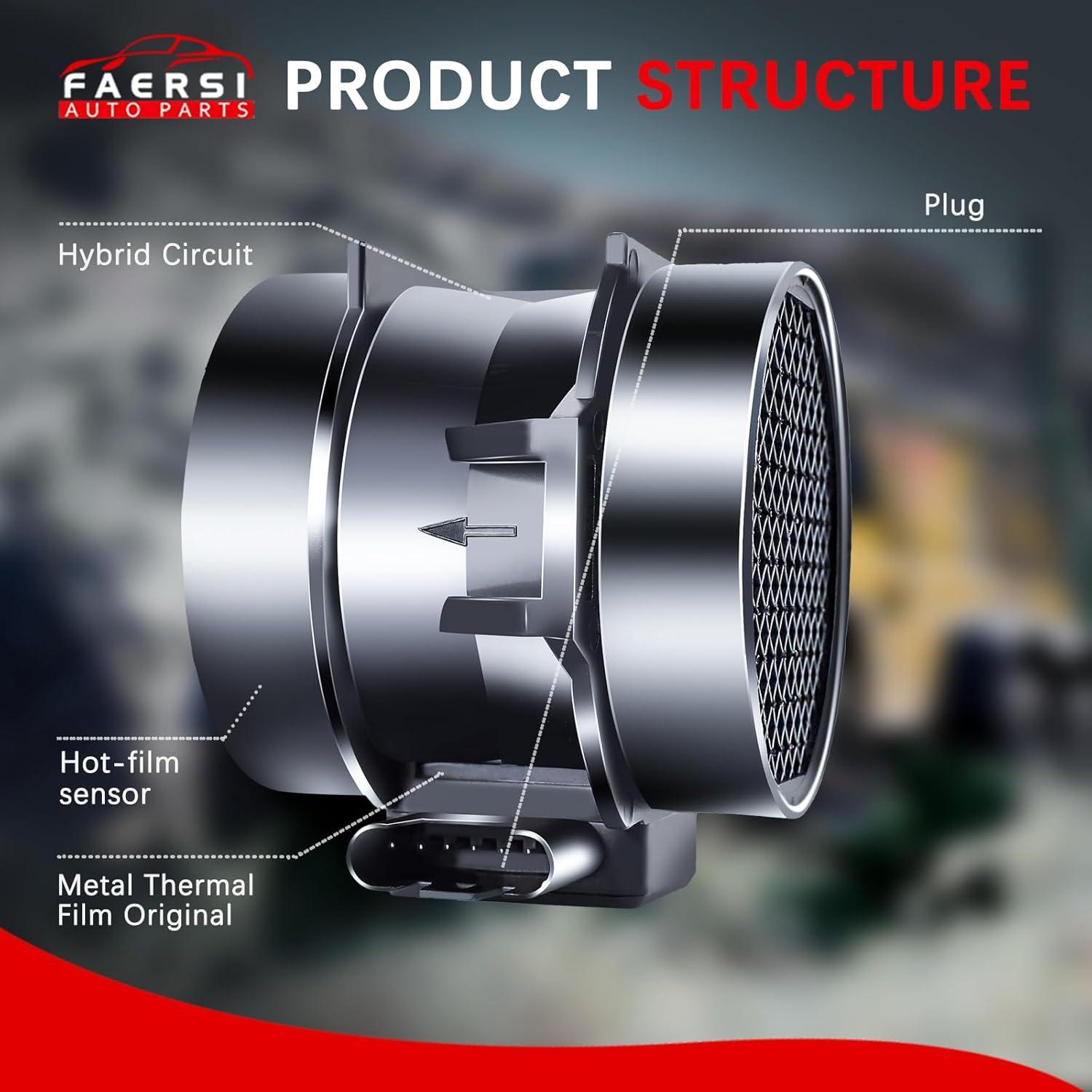 Sensor de Flujo de Aire Masivo FAERSI MAF para BMW 325Ci 325i X3 Z4