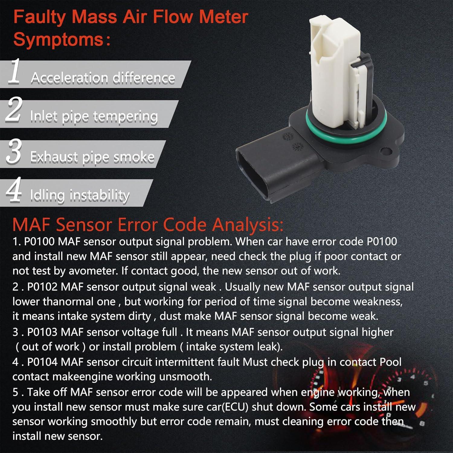 Sensor de flujo de aire masivo Effoexparts para Ram 2500 2010-2018