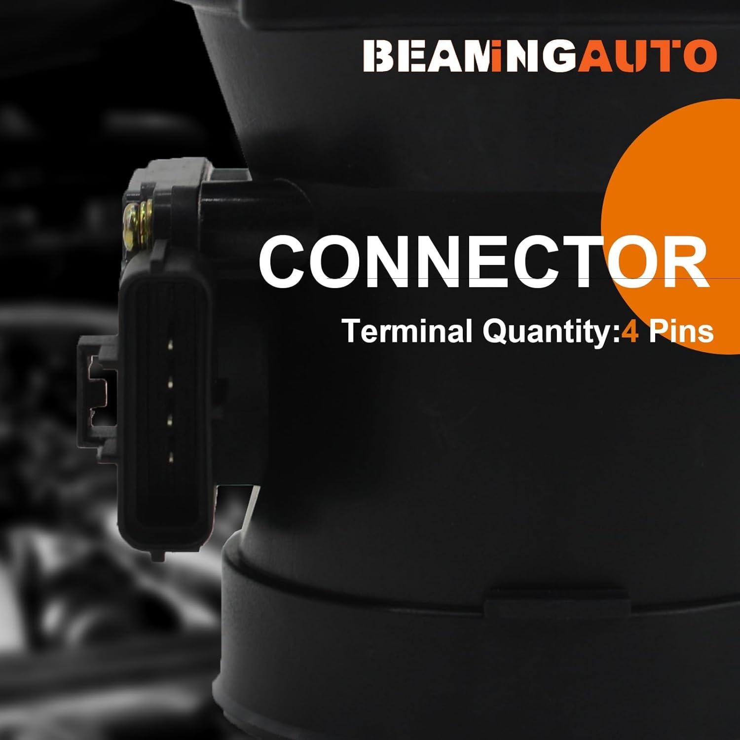 Sensor de Flujo de Aire Masivo MAF BEAMINGAUTO para Ford 1998-2004