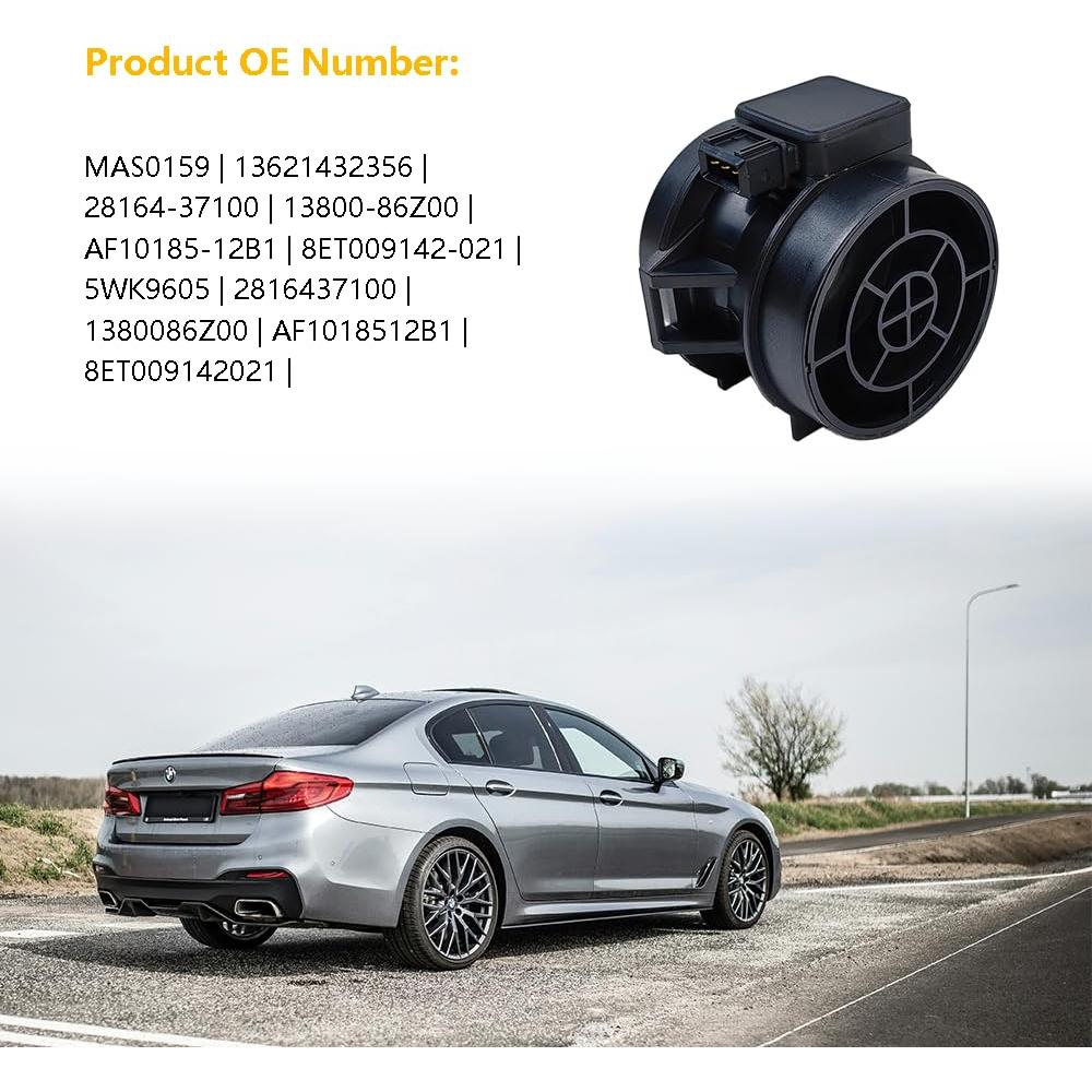 Sensor de Flujo de Aire Masivo MAF LLNSEAUTO Compatible BMW y Hyundai