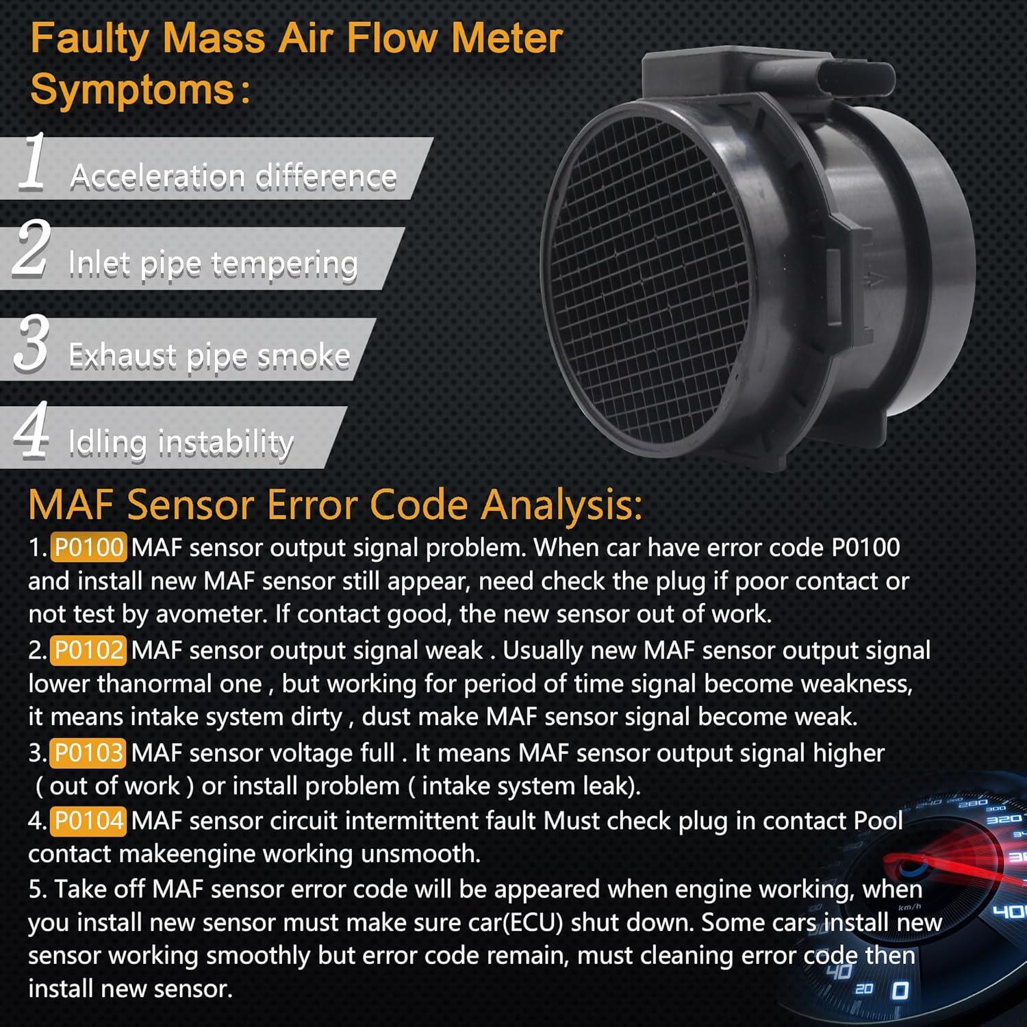 Sensor de Flujo de Aire Masivo Yezoauto HNA308 para BMW