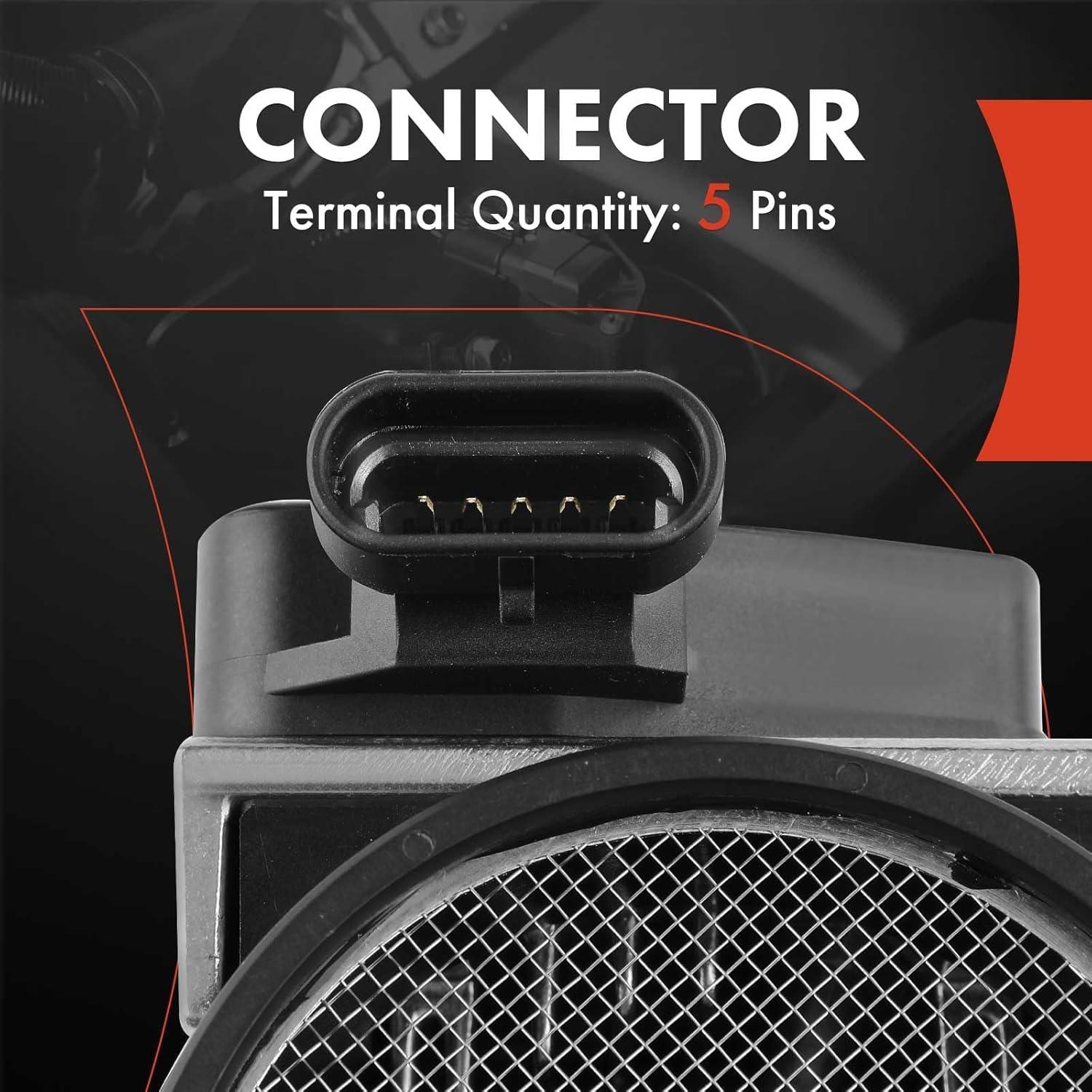 Sensor de flujo de aire masivo A-Premium 5 pines para Chevrolet y Pontiac