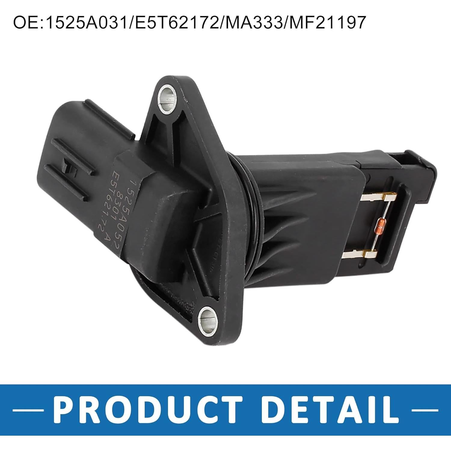 Sensor de Flujo de Aire Masivo ABSOPRO 1525A031 para Mitsubishi Outlander 2014-2016
