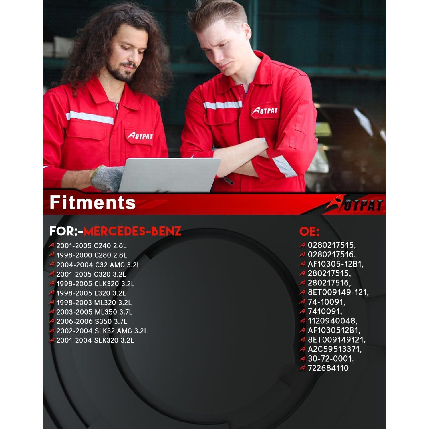 Sensor de Flujo de Aire Masivo AOTPAT 0280217515 para Mercedes-Benz